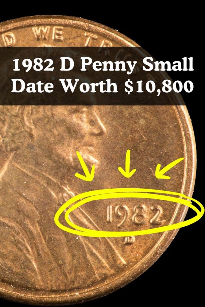 1982 D Penny Small
