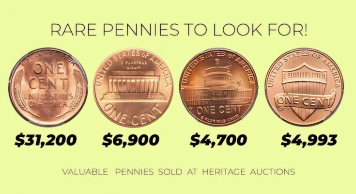 Rare Pennies Worth Thousands