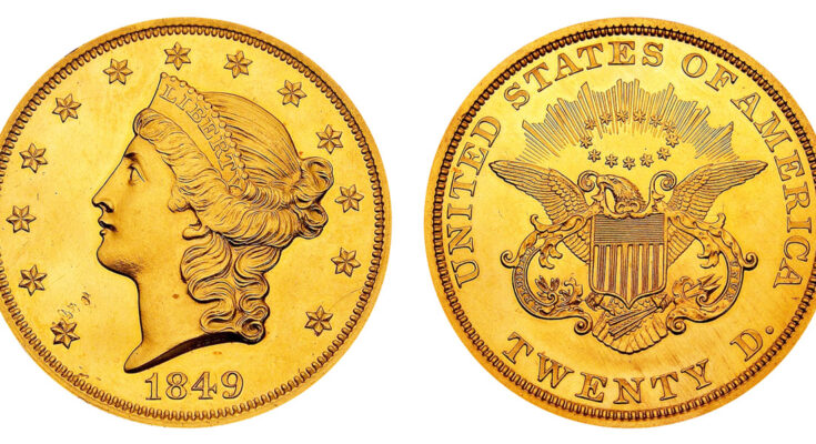 1849 Coronet Head Gold