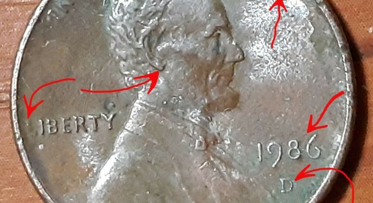 a 1986-D Penny