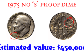 1975 NO 'S' PROOF DIME