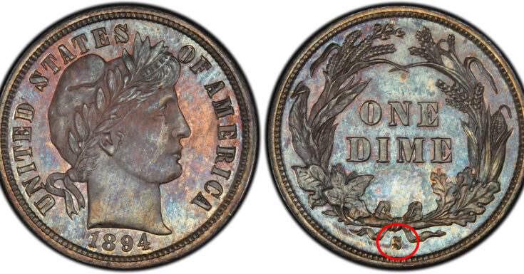 1894-S BARBER DIME